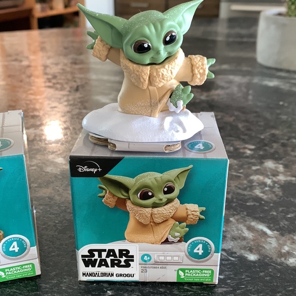 Set of 4 DISNEY Star Wars Series 4 Figures with Boxes - Picture 5 of 15